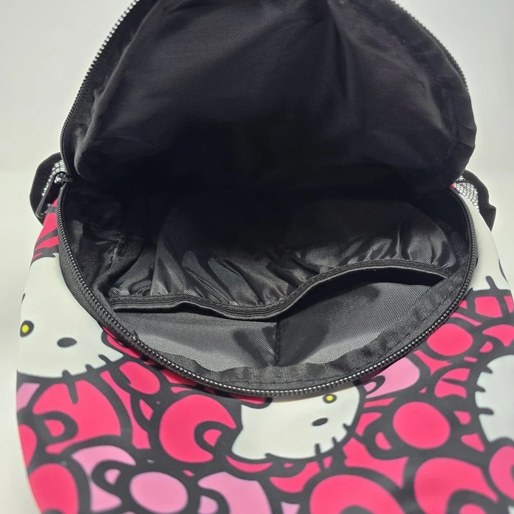 Hello Kitty Sling Bag Pink All Over Print Crossbody Backpack Sanrio Travel Bag